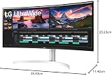 LG 38WN95CP-W 38 inch Curved UltraWide 3840x1600 Nano IPS HDR10 Monitor view 18
