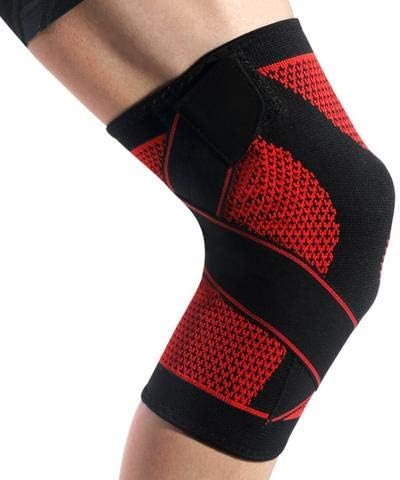 Silicone Knee Compression Sleeve- Knee Braces for Athletes, Protect, Support and Comfort for Runner’s Knee, Jumper’s Knee, Ligament sprains and tears (4XL)
