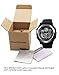 Digital Sports Watch Electronic Waterproof LED Military Big Face Light Black Teenager Boy's watch (silver)