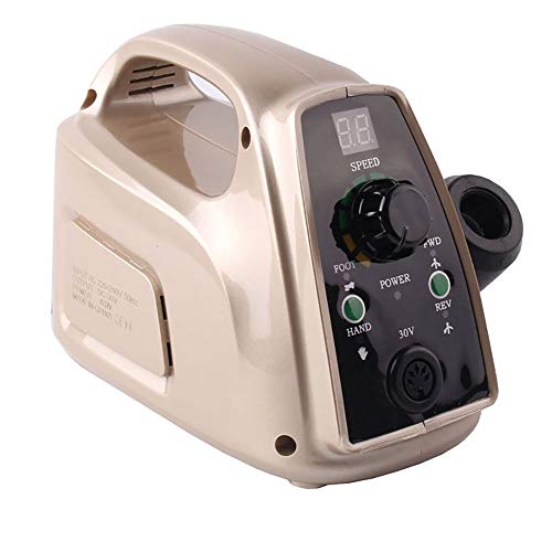XGuang 35,000RPM Nail Drill Machine, Portable Nail Polishing Tools Set Electric Nail Drill can Rotate in Both Directions Low Heat Noise with high-end Handle for Professional or Home Use
