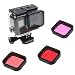 Waterproof Case for Gopro Hero 7 Hero 6 Hero 5 Hero 2018 Black Accessories, Housing Case Protective Shell with Anti Fog Inserts and Filter Kit Suitable for Underwater Diving Photography 45Mthumb 3