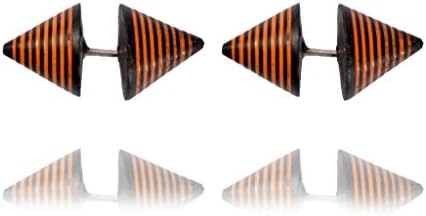 Antique Tribal Organic Wood Handmade Multi Fake Guage Wooden Earring WER319