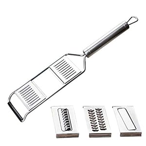 geneic Multifunctionele groentesnijder, roestvrij staal Shredder Cutter Rasp Snijmachine, Verstelbare Keuken Tool voor…