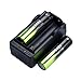 4X 5800mAh Li-ion 18650 3.7V Rechargeable Battery + 2X Smart Charger