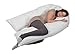 Oversized - Total Body Pregnancy Pillow- Full Support- 400 Thread Count - 1 Year Warranty - Exclusively By Blowout Bedding
