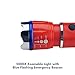 Xtreme Bright Emergency Automotive Escape Tool-Seatbelt Cutter, Glass Hammer, Ice Pick, Saw, Knife, Ultra Bright LED Flash Light with Emergency Beacon and More-Great Camping and Hunting Multi-Tool Accessory