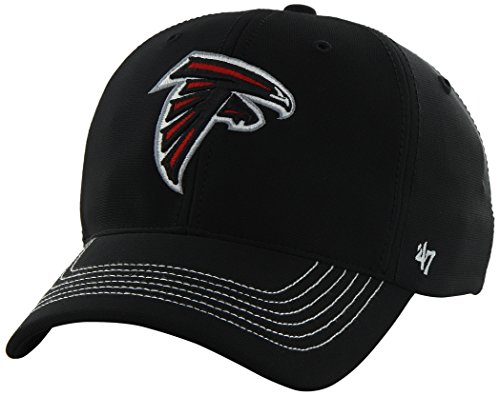 NFL Atlanta Falcons '47 Brand Game Time Closer Stretch Fit Hat, Black, One Size Stretch