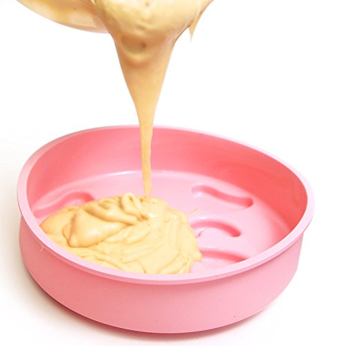 INNOKA Pig Shape Silicone Cake Mold [ Large 9"] Non-Stick Piggy Cute Chocolate Food Grade Moulds Tray Candy Cookie Cake Topper Jelly Baking Ice Mold - Thumbnail 3