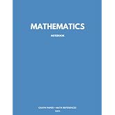 MATHEMATICS NOTEBOOK: Graph Paper + Math References (Ocean Blue Cover)