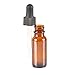 24Pack,1/2oz 0.5 oz,Amber Glass Bottle Bottles with Black cap and Glass Droppers.Using for Essential Oils,Lab Chemicals,Colognes,Perfumes & Other Liquids.