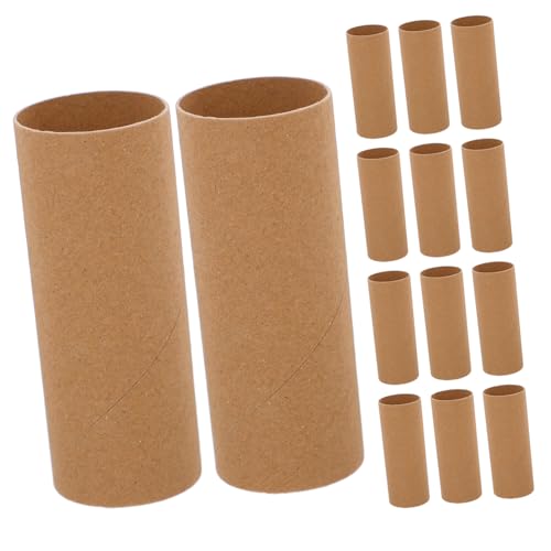 HAWILLOSCH 20Pcs Cardboard Tubes for Crafts DIY Paper Rolls for Creative Projects Safe and Versatile Crafting Material for School