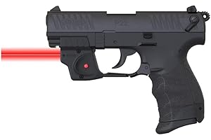 VIRIDIAN WEAPON TECHNOLOGIES Viridian E Series Red Laser Sight for Walther P22, Gun Sight with Ambidextrous On and Off Switch, Black