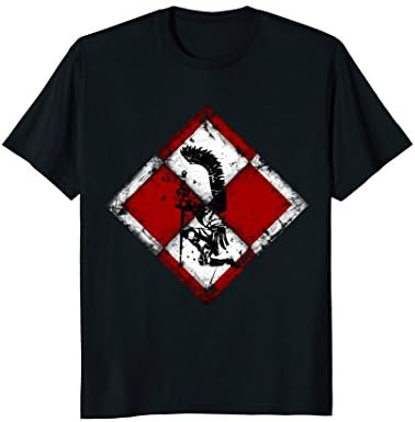Mens Polska Husaria Hussar Warrior & Szachownica Lotnicza t-Shirt XL Black