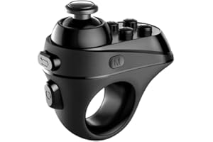 TikTok Scrolling Ring Remote Control,Wireless Bluetooth Gaming Controller,Mini Fingertip Air Mouse Scroller Page Turner Click