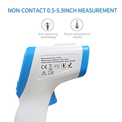 Forehead Thermometer Gun for Fever, Digital Infrared Temporal
