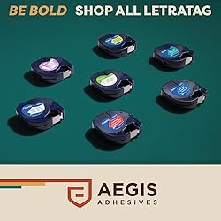 Aegis Adhesives 6-Pack (6 Color) Label Tape