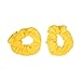 Set of 2 Solid Scrunchies (Yellow)