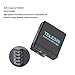 TELESIN 3-Pack Batteries and 3-Channels USB Charger with Type-C Cord for GoPro Hero 7 Black Hero (2018) Hero 6 Hero 5 Black, with GoPro Carry Case Small, Lens Cover Cap and Protector