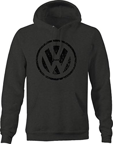 Falcoln Apparel Distressed - VW Volkswagen Circle Logo Sweatshirt - 3XL
