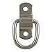 CURT 83732 1 x 1-1/4-Inch Surface-Mounted Stainless Steel Trailer D-Ring Tie Down Anchor, 1,200 lbs Capacity