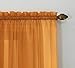 No. 918 Calypso Sheer Voile Rod Pocket Curtain Panel, 59