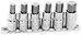 Performance Tool W38886 6 Piece 1/2 Drive Large Hex Bit Socket Set 3/8-Inch, 1/2-Inch , 9/16-Inch, 12mm, 14mm, 17mm