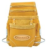 McGuire Nicholas 689 MB 10 Pocket Pro Carpenter Pouch in Tan Full Grain Leather