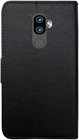 Sun Tigers PU Leather Magnetic Lock Wallet Flip Cover Case for Lenovo K8 Note - Black Color[B1 Series]