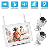 Floodlight Camera Security System Wireless Outdoor with 7