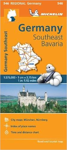 Mapa Regional Germany Southeast Bavaria Michelin 9782067183698 Amazon Com Books
