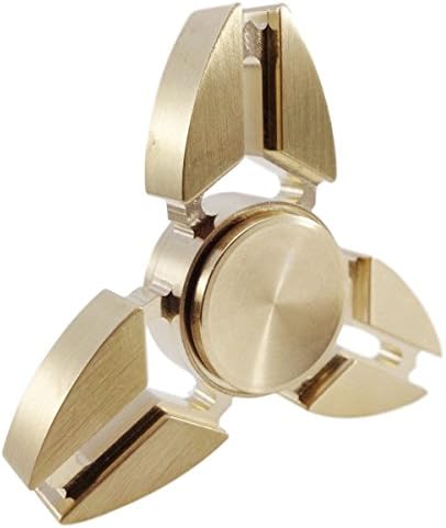 Best Hand Spinners - New Vision Spinner Fidget Toy With Premium Hybrid Bearing -High Speed Spinner (Gold-4)