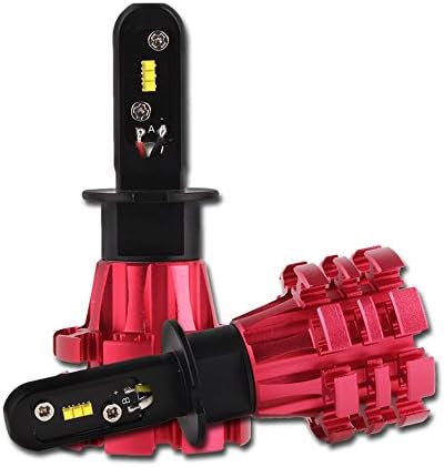 NOVSIGHT H3 LED Headlight Bulbs - 60W 10000LM 6500K - 2 Year Warranty