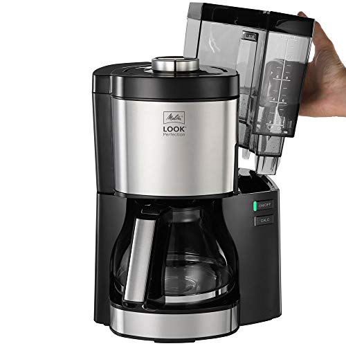 Melitta Look Perfection 1025-06 Filterkaffeemaschine mit Glaskanne, abnehmbaren Wassertank und Entkalkungsprogramm… – Bild 3