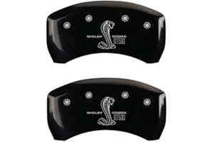 MGP Caliper Covers - Brake Caliper Covers 2005-2014 Ford Mustang (Rears Only) - Front and Rear Set - Black