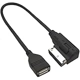 CHELINK Audi AMI MMI USB Cable Audio MP3 Music Interface Adapter for Audi A3 A4 S4 A6 S6 A8 Q5 Q7 R8 TT Volkswagen Jetta GTI GLI Passat CC Tiguan Touareg EOS