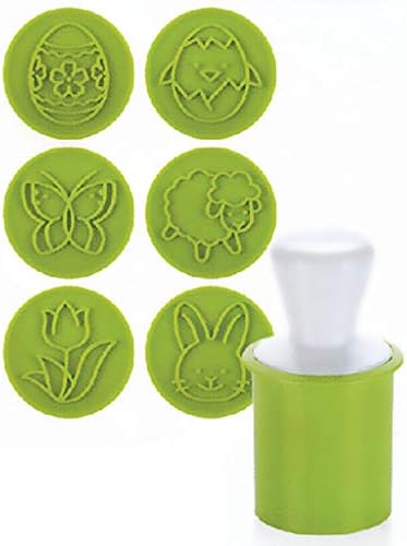 6pcs/Set Cartoon Easter Cookies Stamps Moulds Biscuit Mold Cookie Baking Tool Cake Decor Bakeware Kitchen Supplies