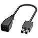 Fosmon Xbox 360 to Xbox ONE / ONE X Power Supply Converter 2-port AC Adapter Cable - Retail Packaging (Black)