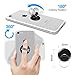 Phone Ring Holder, NEWVANGA 2 in 1 Universal Car Phone Grip Kickstand Finger Ring Stand & Air Vent Car Phone Mount with Strong Sticky Gel Pad for iPhone, Samsung Galaxy, Google Nexus and More (2 Pack)