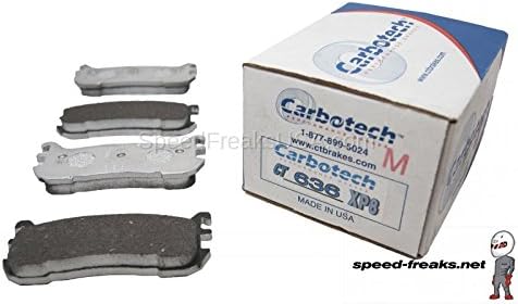Carbotech CT636-XP8 XP8 Rear Brake Pads Mazda Protege-Dohc 1995-1998