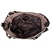 KISS GOLD(TM) Women's Canvas Hobo Top-handle Bag Crossbody Shoulder Bag, European Style, Large Size 16X6.8X12, Grey