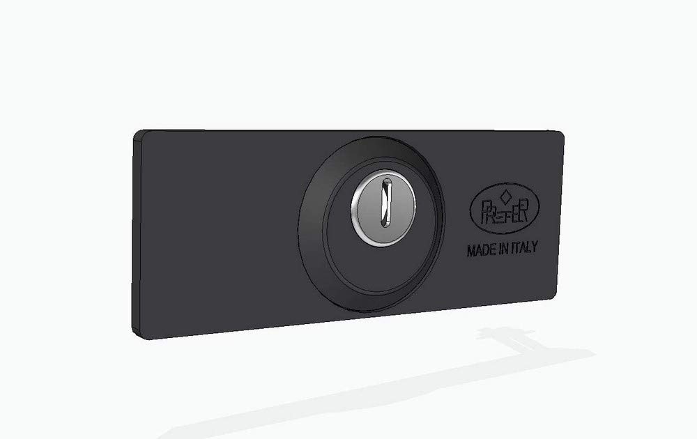 PREFER 0457.0030.W000 Lock, Black, per codici 6221-6421-6422-0721