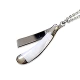 Straight Razor Pendant Necklace - Stainless Steel