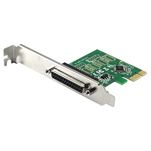 GODSHARK PCIe Parallel Port Expansion Card, PCI Express to DB25 LPT Converter Adapter Controller for Desktop with Low Bracket
