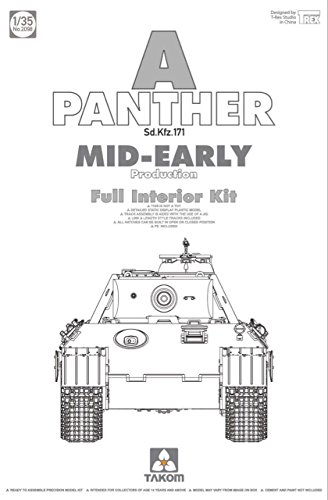 TAK02098 1:35 Takom Sd.Kfz.171 Panther A Mid-Early Production (Full Interior Kit) [MODEL BUILDING KIT]