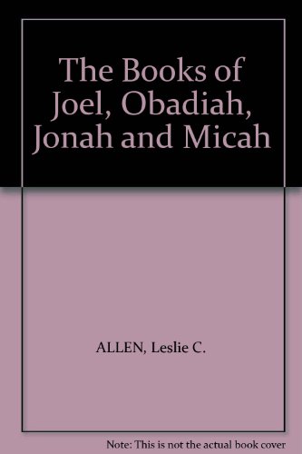 The Books of Joel, Obadiah, Jonah and Micah B002NC5RDI Book Cover