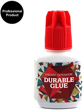 Shinemesicos Durable Glue Adhesive for Eyelash Extension, 10g with 12 Pairs Lint Free Eye Gel Pads Patches