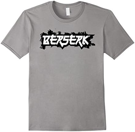 Men's berserker T-Shirt for Anime Lovers Guts Medium Slate