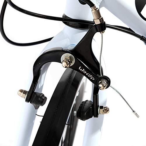 Goplus Commuter Bike Road Bike Quick Release Aluminum 700C Shimano 21