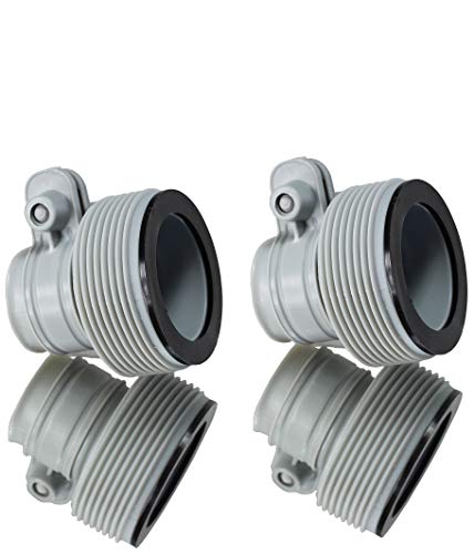 Intex 4 Pack Type B Adapter for Above Ground Pools Converts 1.25" to 1.5"