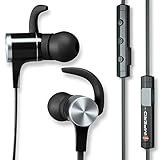 Wireless Headphones IMPERO Magnetic Earbuds Sport Bluetooth Headphones with Microphone, Wireless Earbuds Sport Headphones Wireless Bluetooth Headphones Running Headphones Workout headphones (Black)